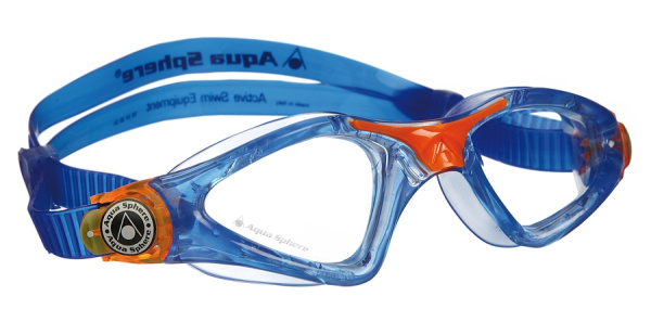 Очки для плавания Kayenne Junior (прозрачные линзы; blue/orange)